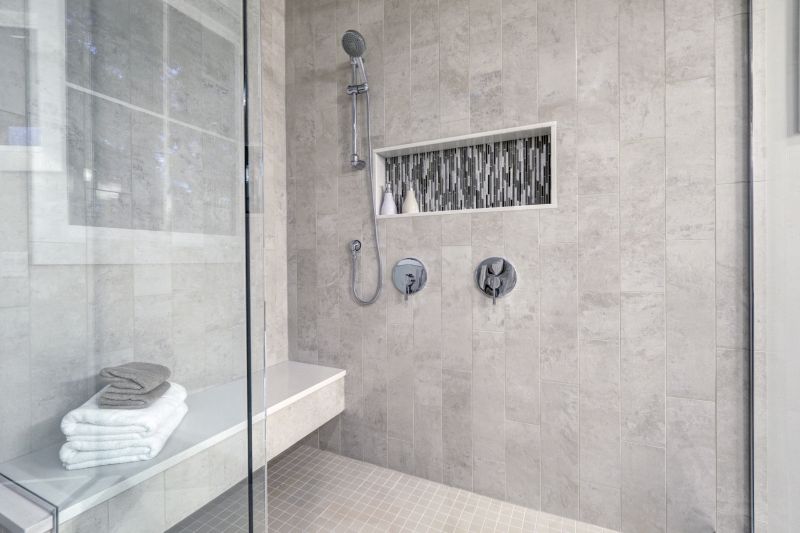 Elegant Shower Niche with Lighting